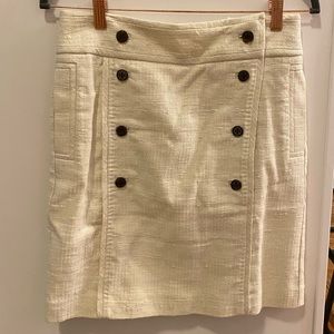 Tory Burch Cream Skirt